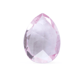 Ethical Jewellery & Engagement Rings Toronto - 0.99 Pink Champagne Pear Rose Cut  Chatham Grown Sapphire - Fairtrade Jewellery Co.