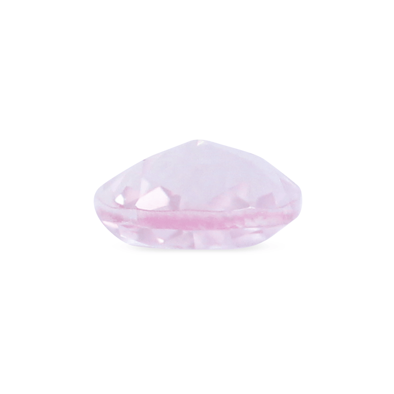 Ethical Jewellery & Engagement Rings Toronto - 0.99 Pink Champagne Pear Rose Cut  Chatham Grown Sapphire - Fairtrade Jewellery Co.