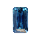 Ethical Jewellery & Engagement Rings Toronto - 1.09 ct Dark Blue Green Cut-Corner Mixed Cut Montana Sapphire - Fairtrade Jewellery Co.
