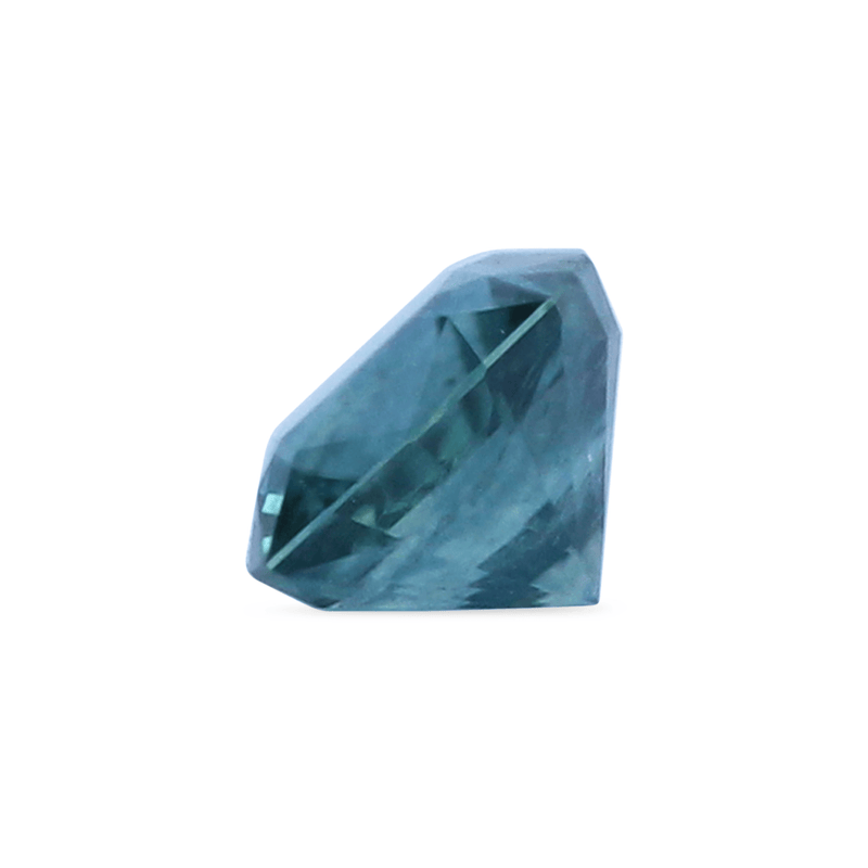 Ethical Jewellery & Engagement Rings Toronto - 1.10 ct Dark Teal Modified Square Cushion Brilliant Montana Sapphire - Fairtrade Jewellery Co.