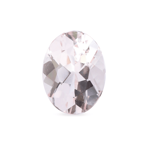 Ethical Jewellery & Engagement Rings Toronto - 1.16 Light Pink Oval Brilliant Morganite - Fairtrade Jewellery Co.