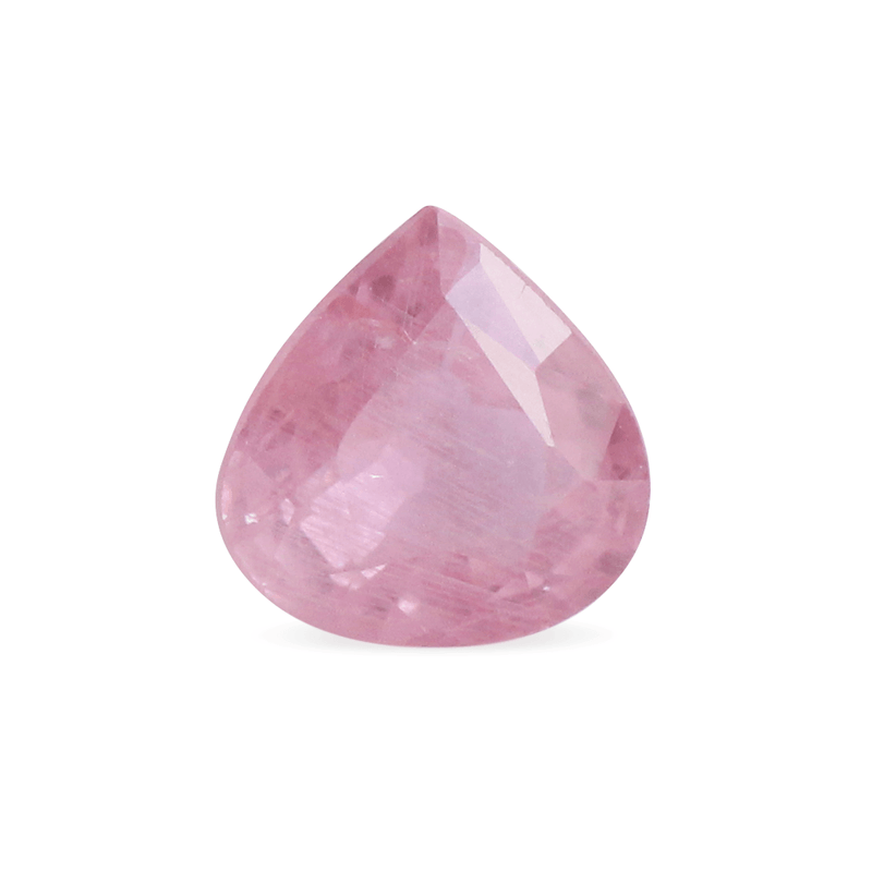 Ethical Jewellery & Engagement Rings Toronto - 1.46 ct Light Fuchsia Mixed Pear Cut Greenland Sapphire - Fairtrade Jewellery Co.