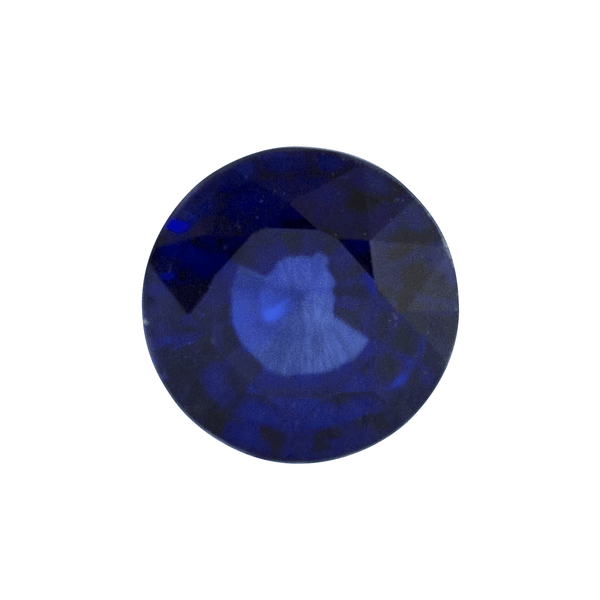 Ethical Jewellery & Engagement Rings Toronto - 1.77 ct Dark Blue Round Mixed-Cut Generic Laboratory Grown Sapphire - Fairtrade Jewellery Co.