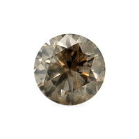 1.00 ct Raven Grey Round Brilliant Fancy Lab Grown Diamond