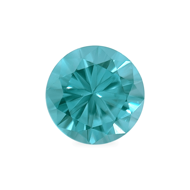 Ethical Jewellery & Engagement Rings Toronto - 1.18 ct Teal Blue Round Brilliant Chatham Spinel - FTJCo Fine Jewellery & Goldsmiths