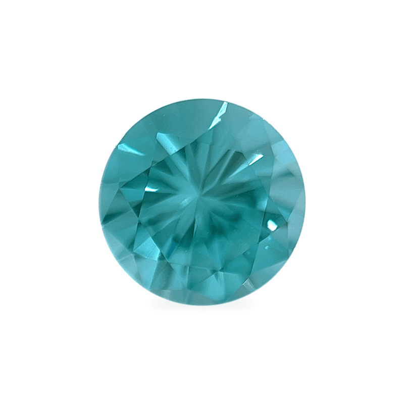 Ethical Jewellery & Engagement Rings Toronto - 1.47 ct Teal Blue round Brilliant Chatham Spinel - FTJCo Fine Jewellery & Goldsmiths