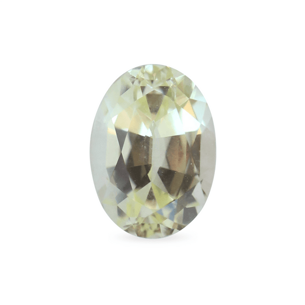 Ethical Jewellery & Engagement Rings Toronto - 1.09 ct Light Yellow Oval Chatham Grown Sapphire - Fairtrade Jewellery Co.