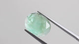 2.83 ct Seaglass Green Oval Rose Cut Beryl