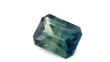 1.03 ct Deep Ocean Green Cut-Corner Rectangle Modified Brilliant Australian Sapphire