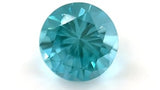 1.47 ct Teal Blue round Brilliant Chatham Spinel