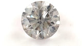 0.71 ct Light Grey Round Brilliant Fancy Lab Diamond