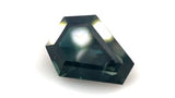 1.15 ct Velvet Green Modified Hexagonal Step Cut Australian Sapphire