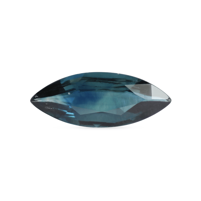 Ethical Jewellery & Engagement Rings Toronto - 2.06 ct Blue Green Marquise Sapphire - Fairtrade Jewellery Co.