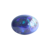 Ethical Jewellery & Engagement Rings Toronto - 2.43 ct Black Colour Play Oval Cabochon Opal - Fairtrade Jewellery Co.