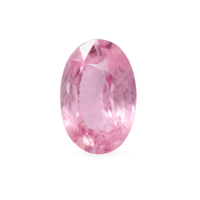 Ethical Jewellery & Engagement Rings Toronto - 2.62 ct Light Fuchsia Oval Mixed Greenland Sapphire - Fairtrade Jewellery Co.