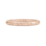 Rose/Pink Ethical Jewellery & Engagement Rings Toronto - Bike Lane Band - Fairtrade Jewellery Co.