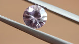 1.04 ct Light Grape Purple Round Brilliant-Cut Sapphire
