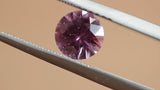 1.14 ct Purple Pink Round Brilliant-Cut Madagascar Sapphire