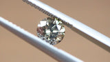 0.70 ct Bay Leaf Green Round Lab Diamond
