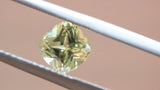 1.28 ct Light Yellow Cushion Chatham Created Sapphire
