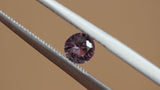 0.27 ct Grape Purple Round Brilliant-Cut Madagascar Sapphire