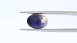 2.43 ct Black Colour Play Oval Cabochon Opal