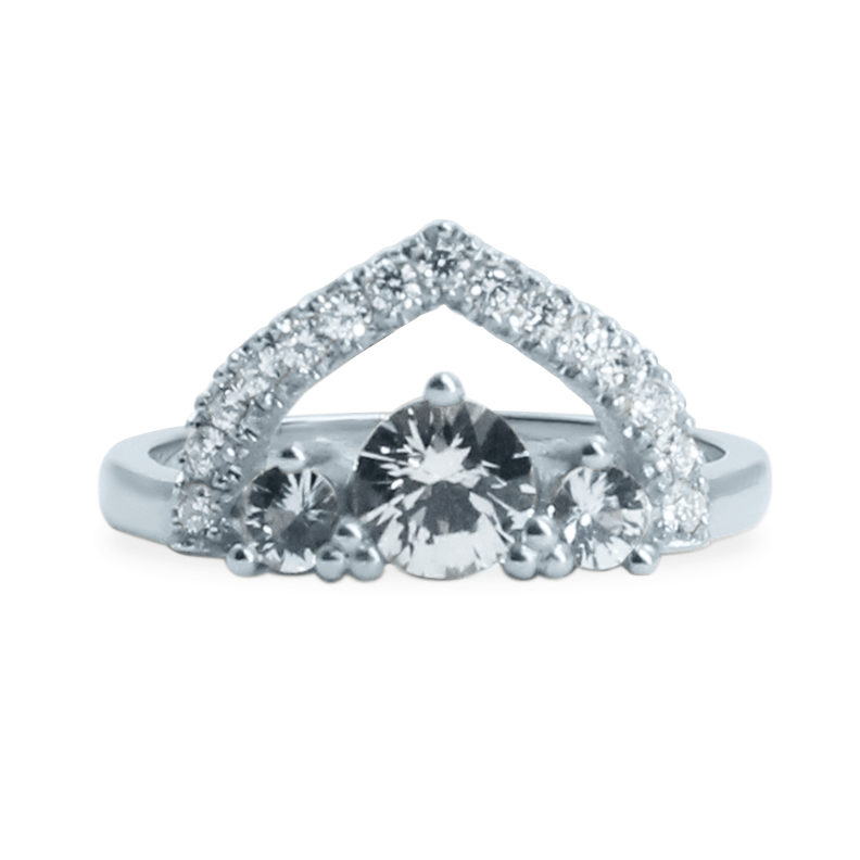 Platinum Ethical Jewellery & Engagement Rings Toronto - Arch Ring - Fairtrade Jewellery Co.