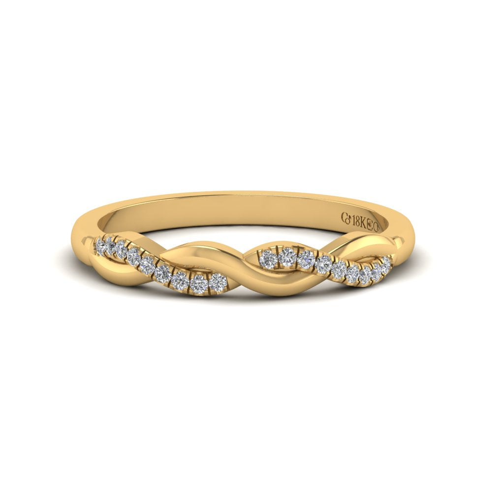 Entwined Diamond Band