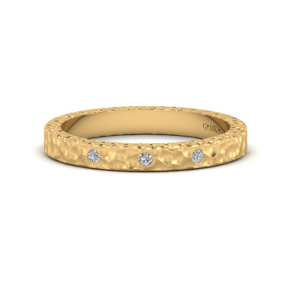 2.5mm Diamond-Set Rocheux Finish Band