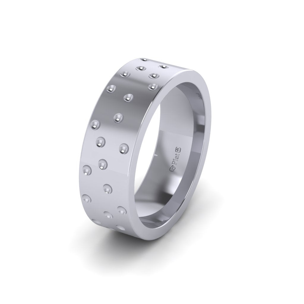 Ethical, Custom Ring-Wide Dimple Band | Toronto, Canada | FTJCo Fine ...