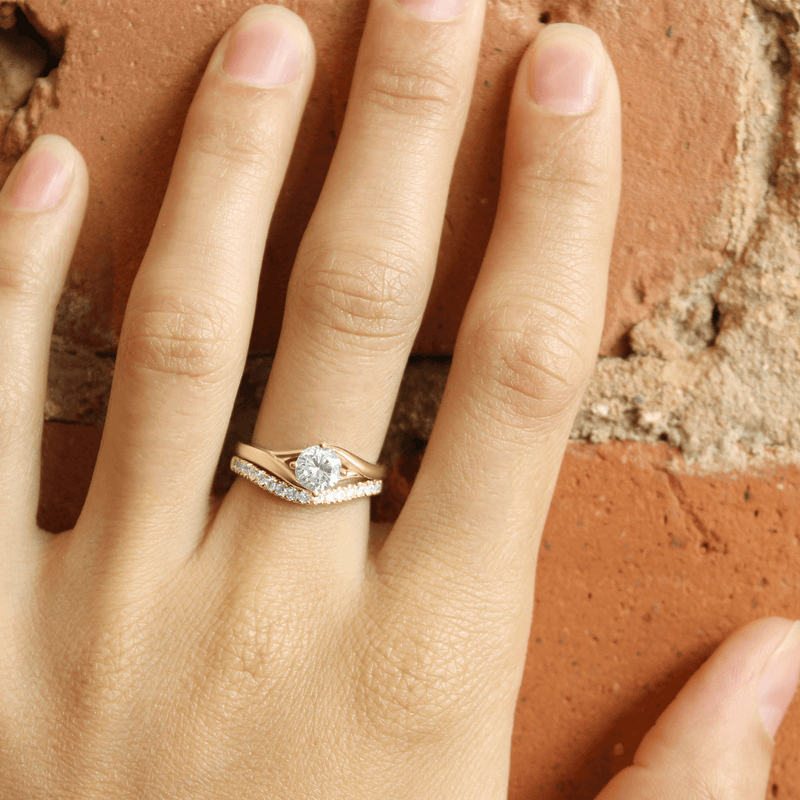 Yellow Ethical Jewellery & Engagement Rings Toronto - Bypass Solitaire - Fairtrade Jewellery Co.