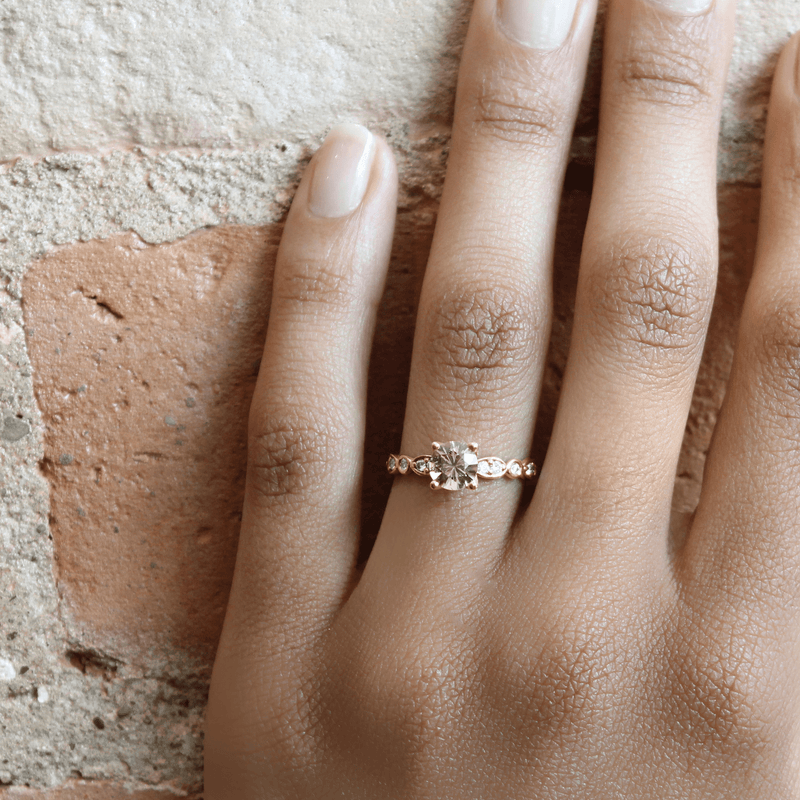 Ethical Jewellery & Engagement Rings Toronto - Vintage Style Clara Engagement Ring - Fairtrade Jewellery Co.