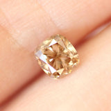 Ethical Jewellery & Engagement Rings Toronto - 0.55 ct Terracotta Brown Cushion Lab Diamond - Fairtrade Jewellery Co.