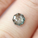 Ethical Jewellery & Engagement Rings Toronto - 0.84 ct Fancy Greenish Blue Octagon Rose-Cut Diamond - Fairtrade Jewellery Co.