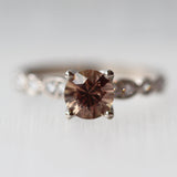White Ethical Jewellery & Engagement Rings Toronto - Vintage Style Clara Engagement Ring - Fairtrade Jewellery Co.