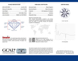 Ethical Jewellery & Engagement Rings Toronto - 0.52 ct Frosty Blue Round Brilliant-Cut Madagascar Sapphire - Fairtrade Jewellery Co.