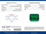 Ethical Jewellery & Engagement Rings Toronto - 2.03 ct Green Emerald-Cut Emerald - Fairtrade Jewellery Co.