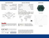 Ethical Jewellery & Engagement Rings Toronto - 0.98 ct Deep Ocean Blue-Green Hexagonal Mixed-Cut - FTJCo Fine Jewellery & Goldsmiths