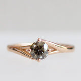 Ethical Jewellery & Engagement Rings Toronto - 0.56ct Bypass Solitaire in Rose Gold - FTJCo Fine Jewellery & Goldsmiths