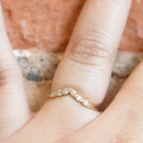 Ethical Jewellery & Engagement Rings Toronto - Laurel Wedding Band in 18K Yellow Gold - FTJCo Fine Jewellery & Goldsmiths