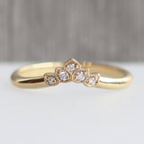Ethical Jewellery & Engagement Rings Toronto - Frances Wedding Band in 18K Yellow Gold - FTJCo Fine Jewellery & Goldsmiths
