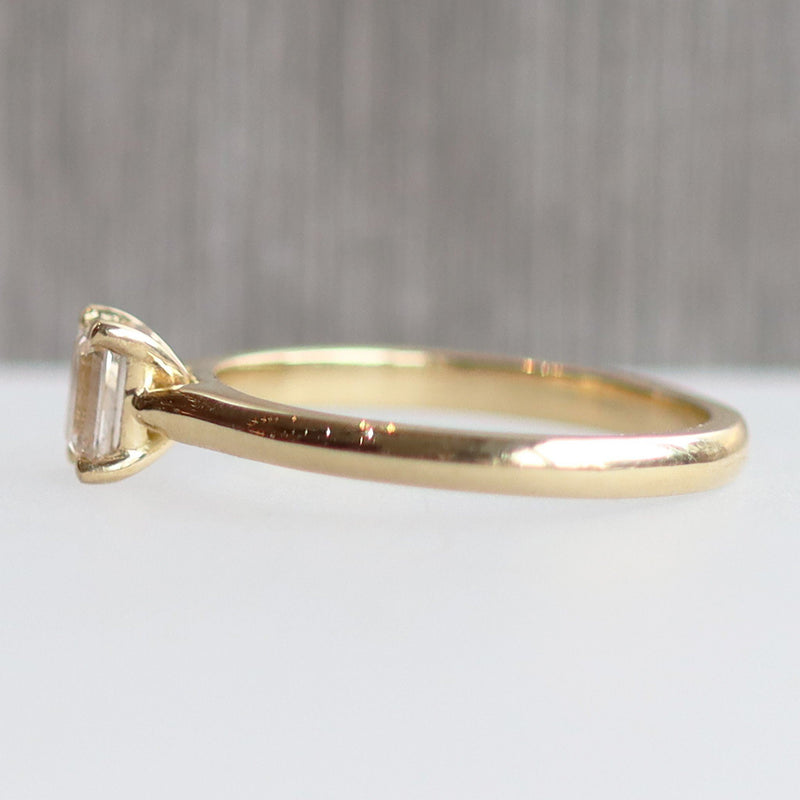 Ethical Jewellery & Engagement Rings Toronto - Emerald Cut Love Note - FTJCo Fine Jewellery & Goldsmiths