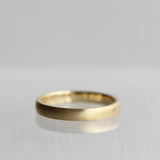 Ethical Jewellery & Engagement Rings Toronto - 3 mm Euro Wheel Finish in 18K Yellow Gold - Fairtrade Jewellery Co.