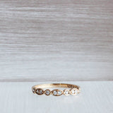 Ethical Jewellery & Engagement Rings Toronto - 18K Fairtrade/Fairmined Rose Gold Clara Band - Fairtrade Jewellery Co.