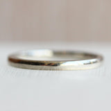 Ethical Jewellery & Engagement Rings Toronto - 2mm 18K FT/FM Low Dome - Fairtrade Jewellery Co.