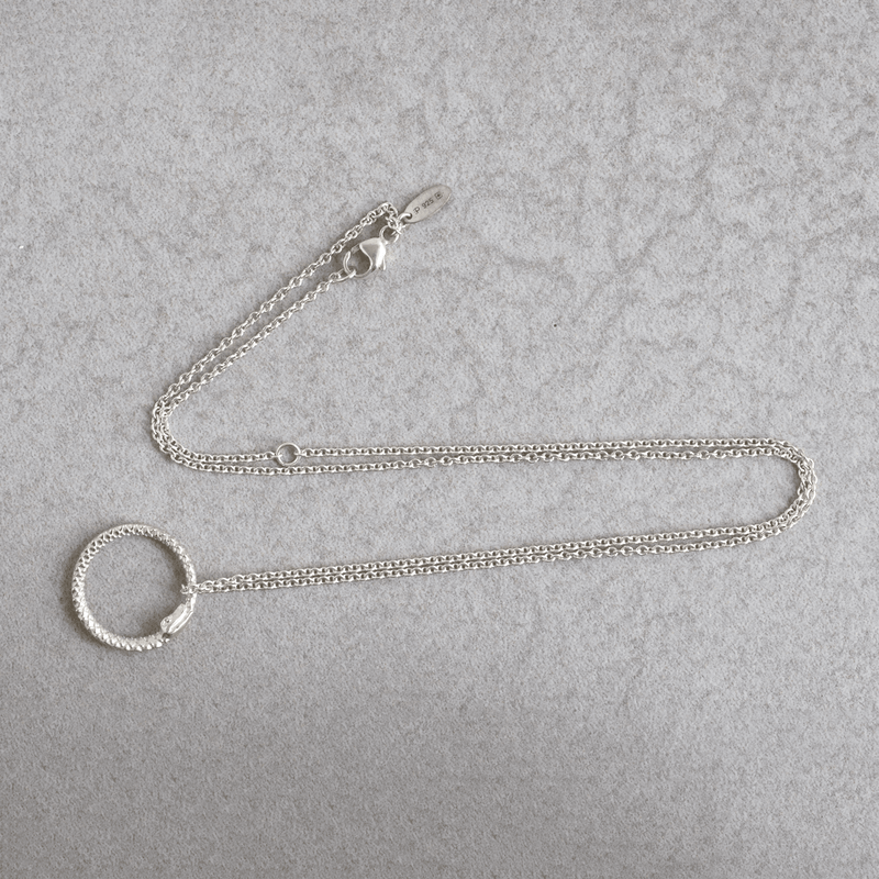 Ethical Jewellery & Engagement Rings Toronto - Parliament Ouroboros Pendant in Silver - FTJCo Fine Jewellery & Goldsmiths