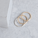 Ethical Jewellery & Engagement Rings Toronto - Parliament Knife Edge Band in Silver - FTJCo Fine Jewellery & Goldsmiths