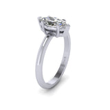 Ethical Jewellery & Engagement Rings Toronto - Low Set Marquise Solitaire - FTJCo Fine Jewellery & Goldsmiths