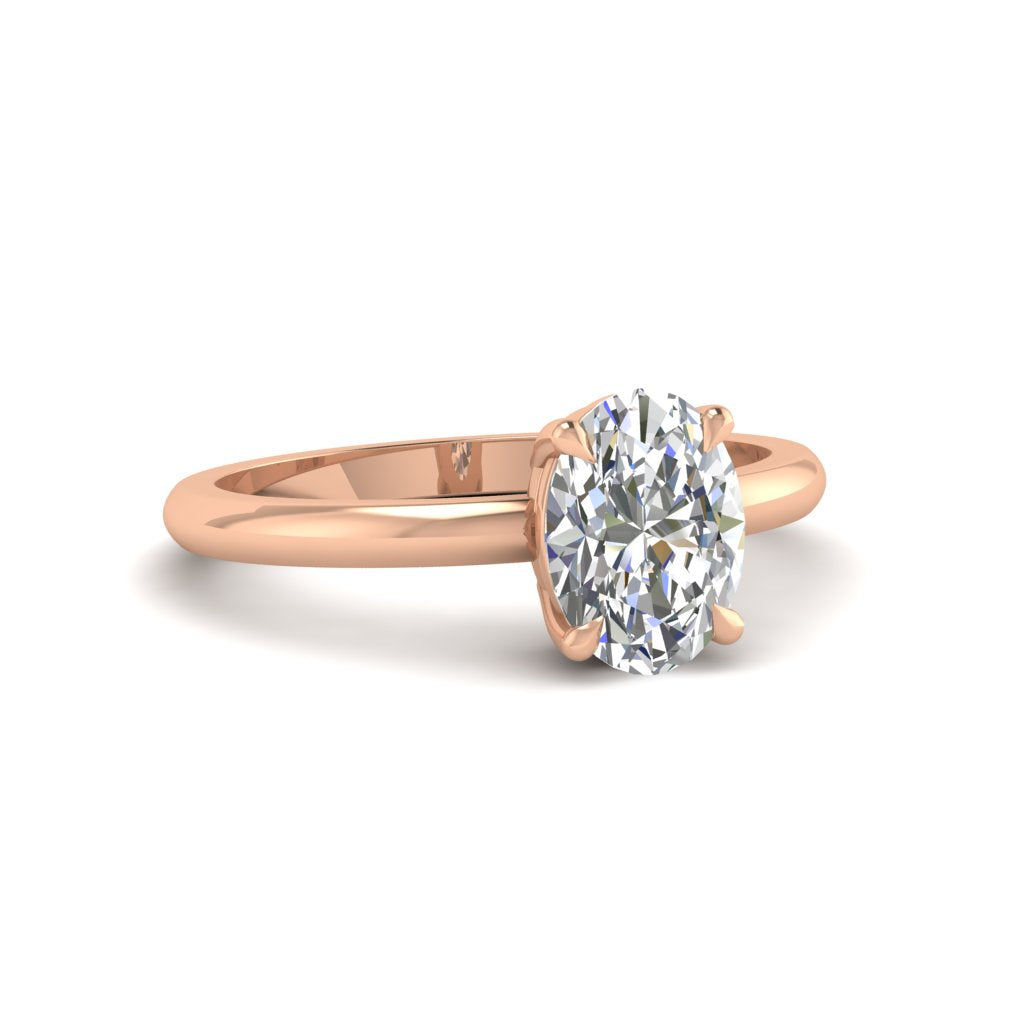 Low hot sale solitaire setting