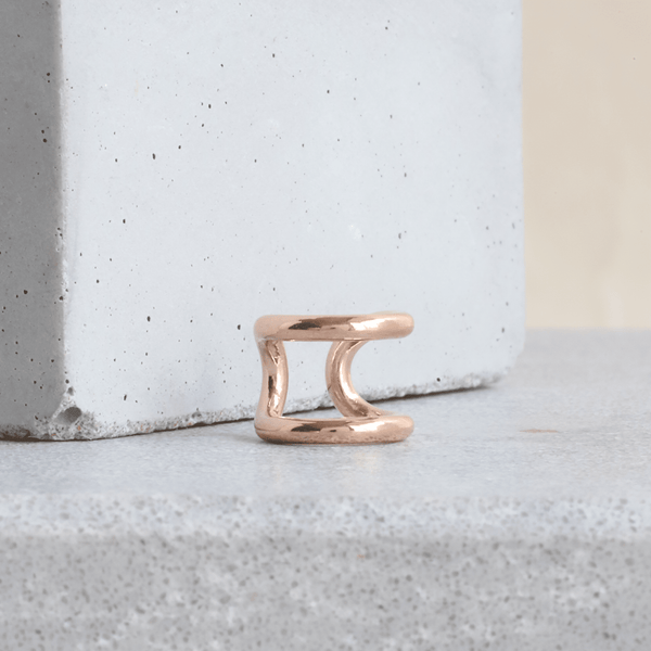 Ethical Jewellery & Engagement Rings Toronto - Parliament Duo Ear Cuff in Rose - FTJCo Fine Jewellery & Goldsmiths